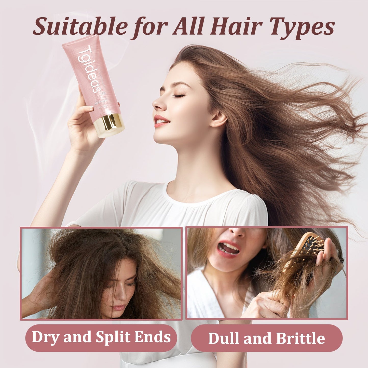 Tgideas® Hydrolyzed Keratin Deep Repair Hair Mask