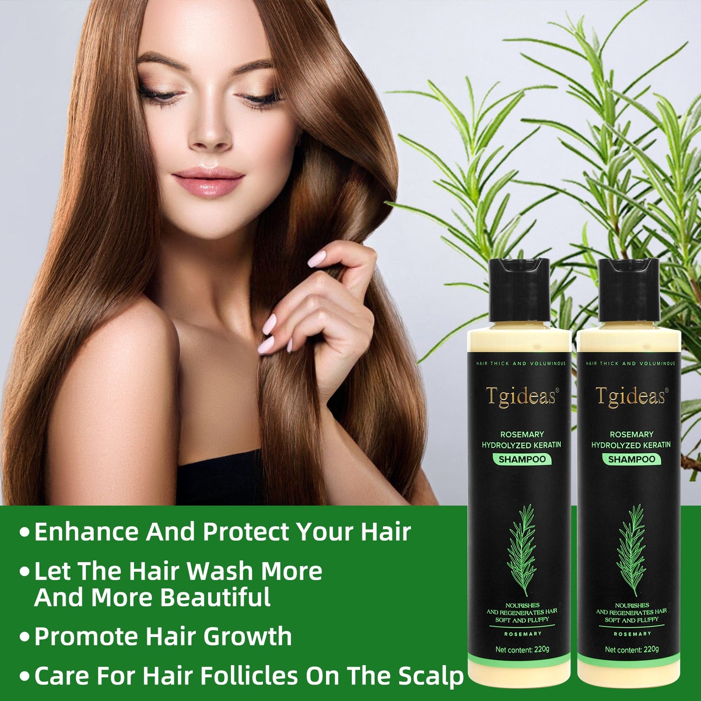 Tgideas® Rosemary Shampoo | Hair Growth