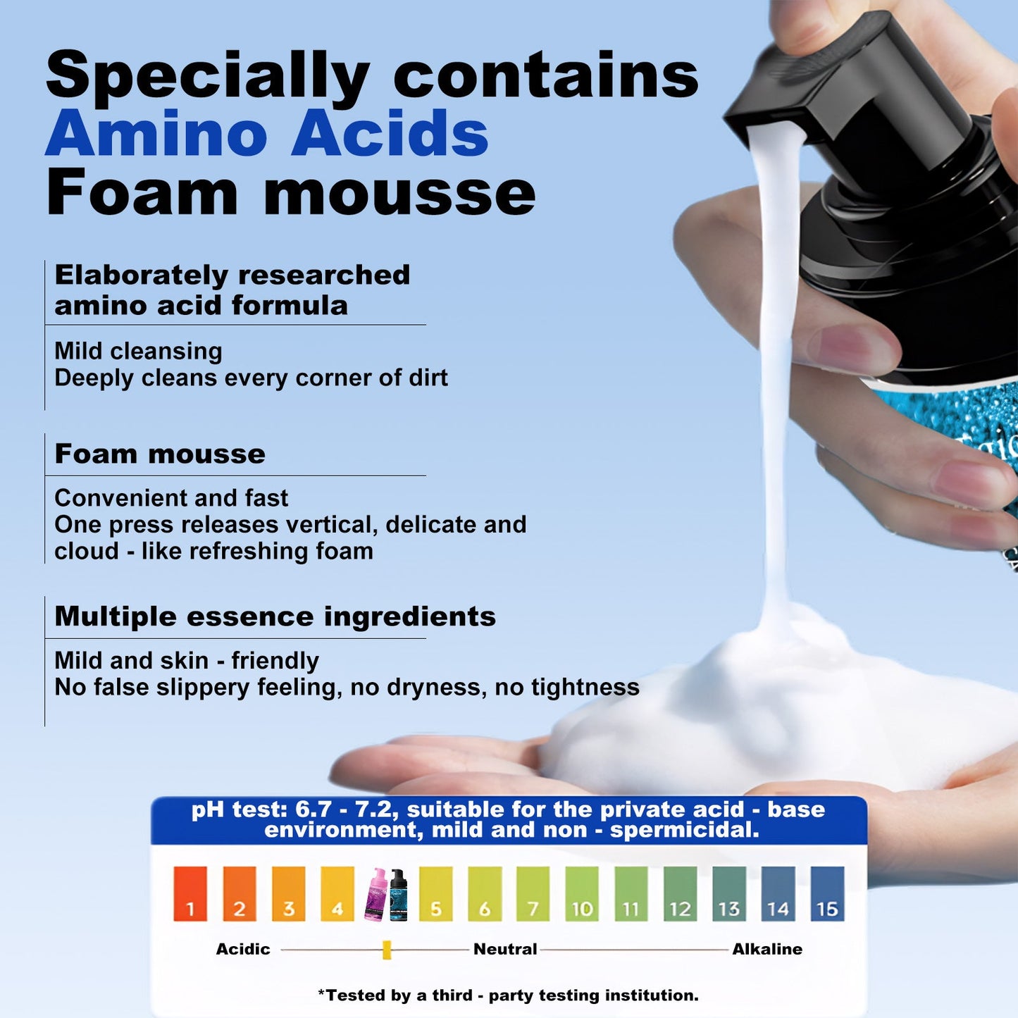 Tgideas Intimate Cleansing Mousse for Men & Women