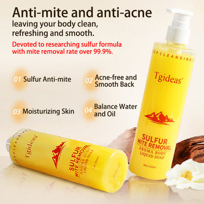 Tgideas® All-in-One Sulfur Body Wash & Shampoo