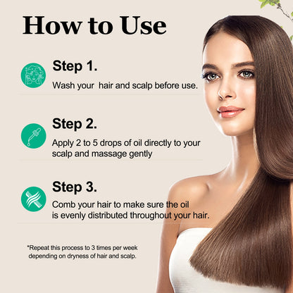 Tgideas® Batana & Rosemary Hair Oil: Anti-Shedding & Growth Treatment