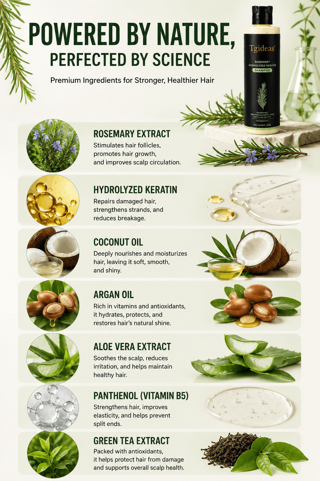 Tgideas® Rosemary Shampoo Hair Growth